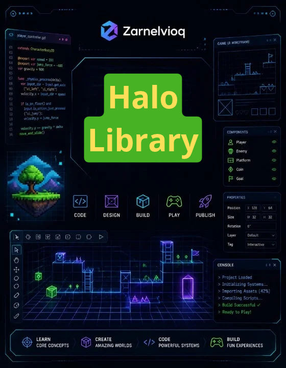 halo library title Zarnelvioq
