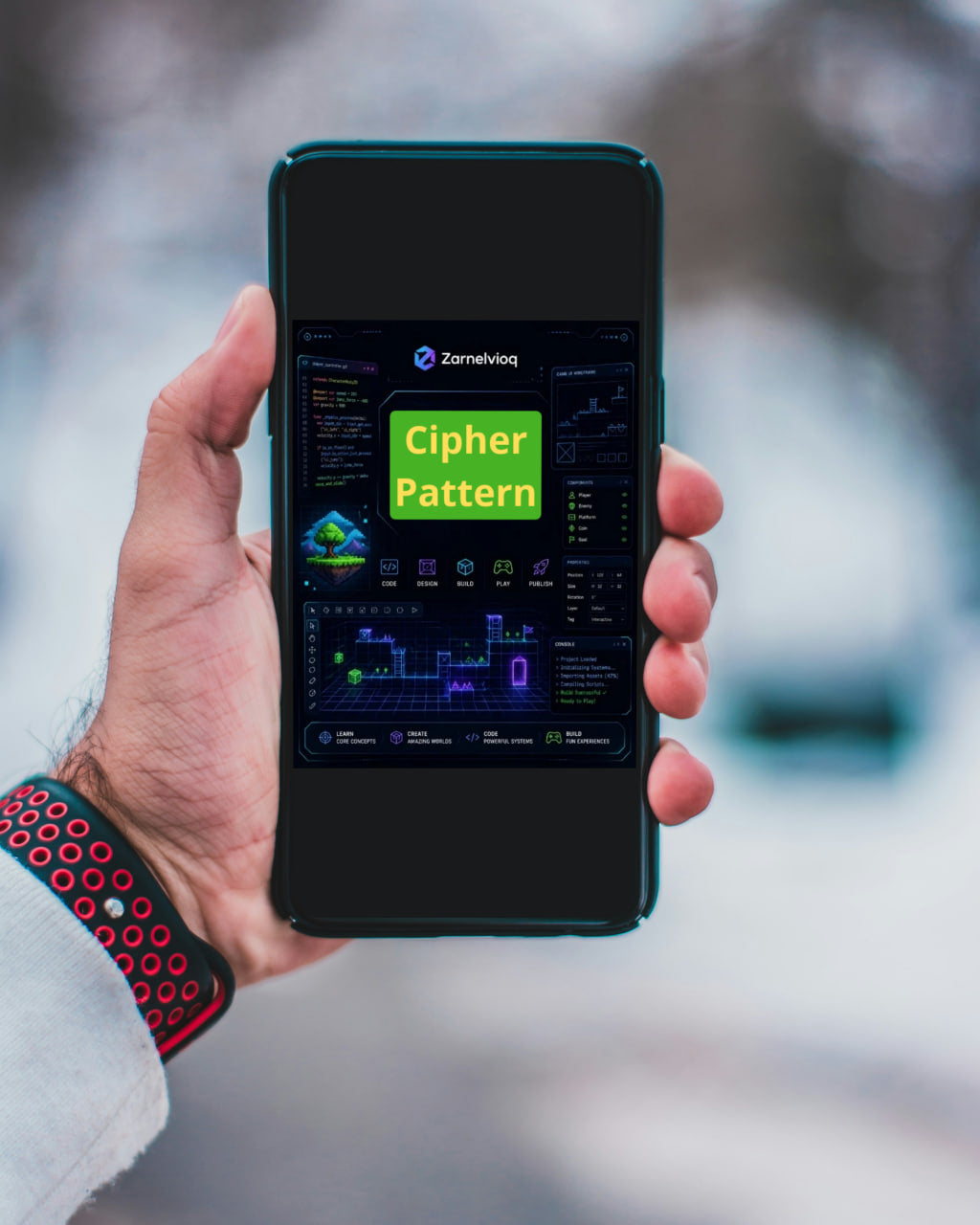 cipher pattern phone