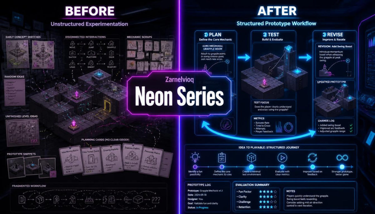 neon series before after